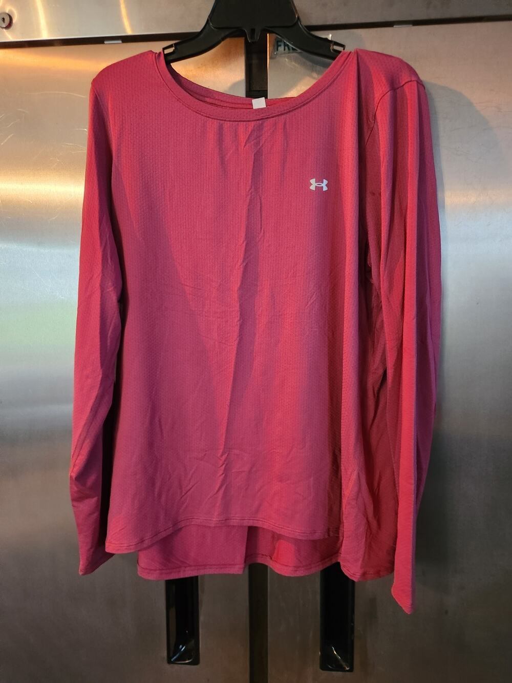 Under Armour HeatGear Long Sleeve Top Women's Size XXL Pink